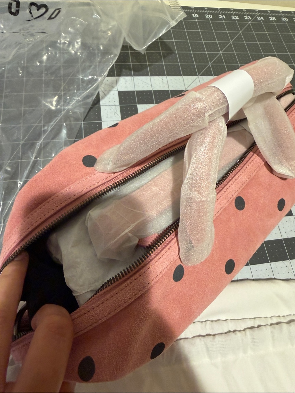 MargeSherwood x Peanuts Pink Dumpling EW Tote - Limited Edition - Picture 7 of 10